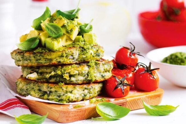 Spinach and Feta Cakes