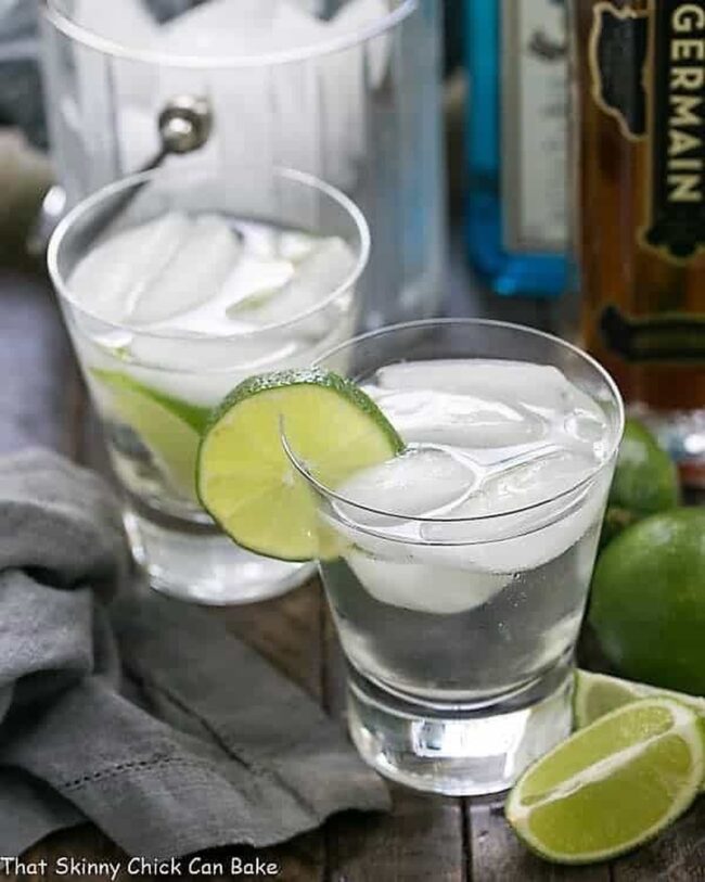 St Germain Gin and Tonic