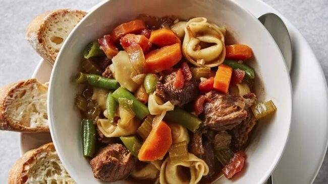 Beef Tortellini Soup