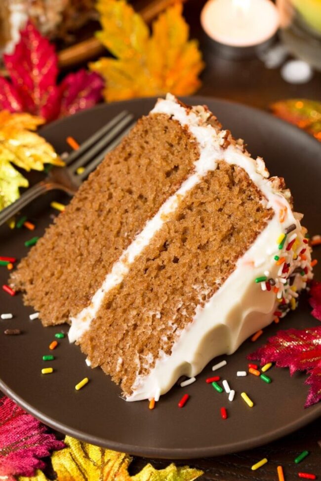 Spice Cake with Cream Cheese Frosting