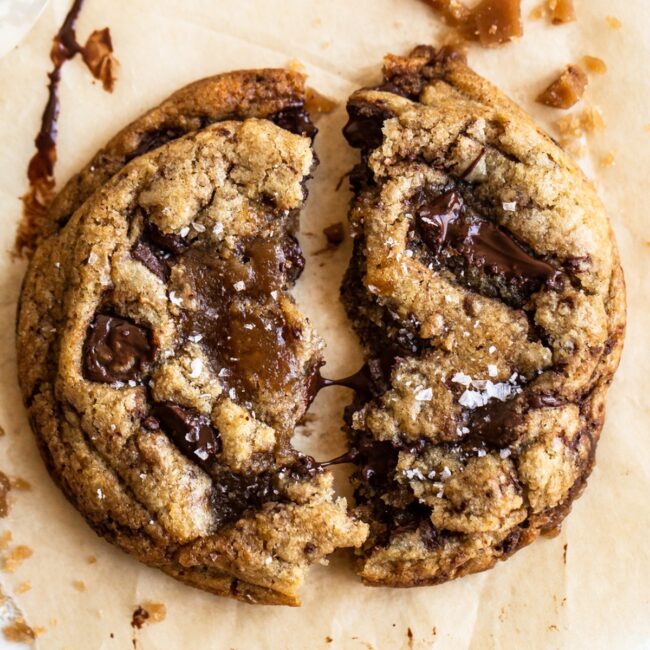 Brown Butter Toffee Cookies
