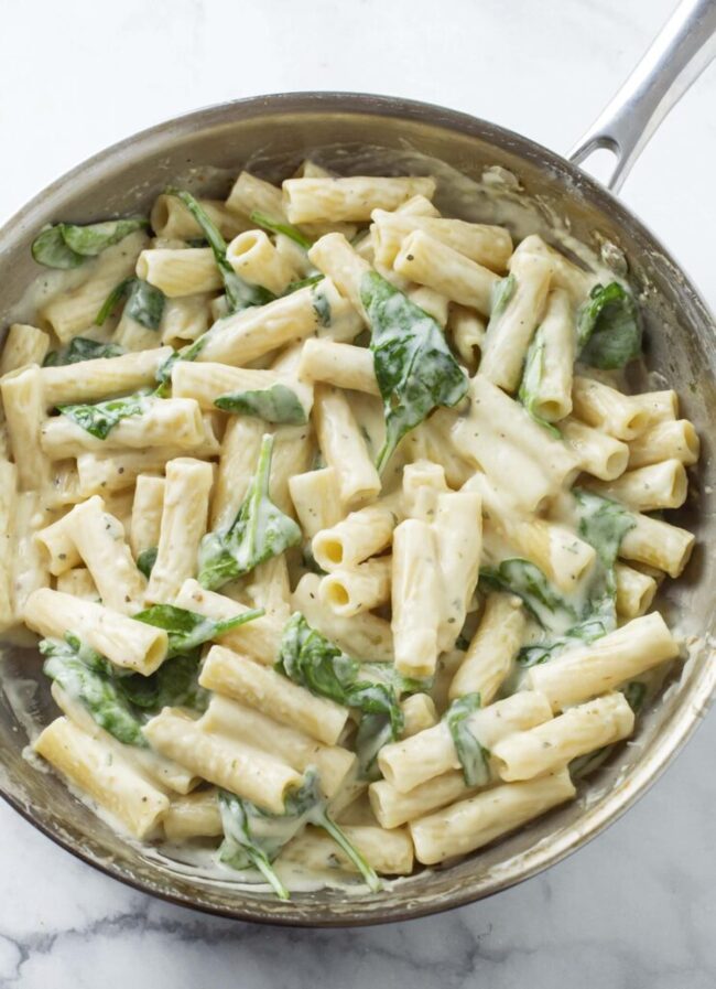 Creamy Spinach Pasta