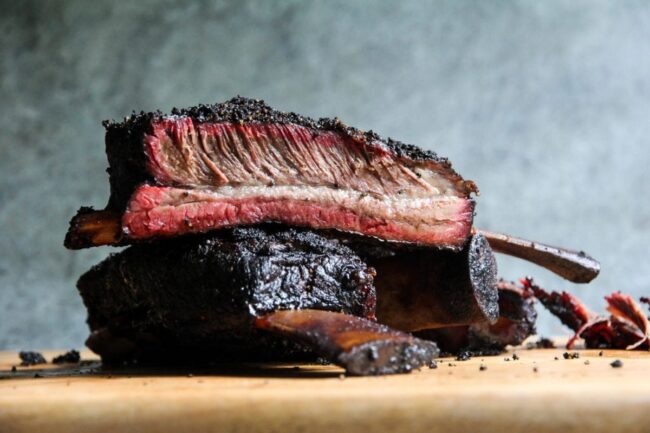 Slow-Smoked Beef Ribs