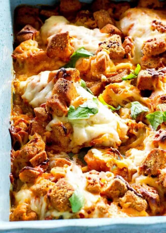 Garlic Parmesan Chicken Casserole