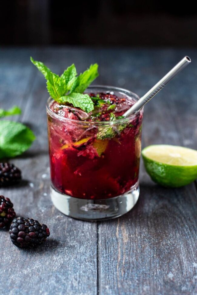 Blackberry Bourbon Smash
