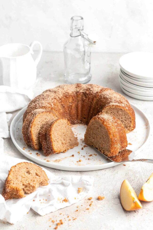 Spiced Apple Cider Doughnut Cake
