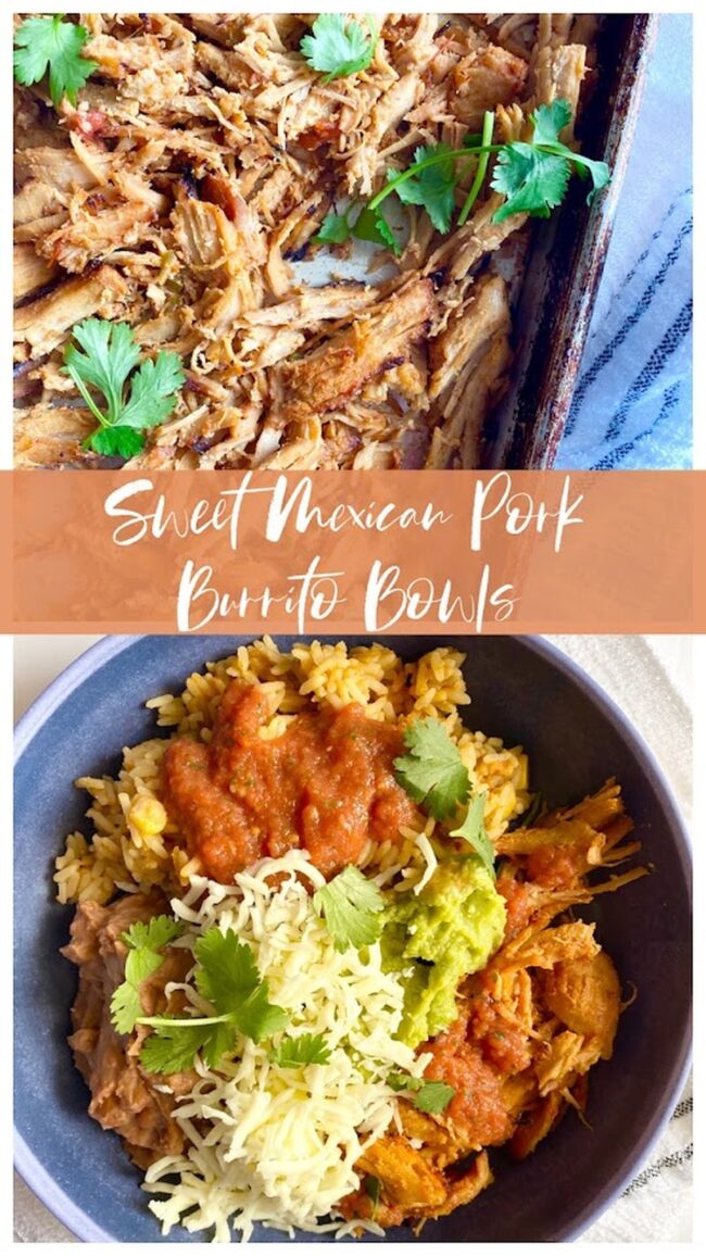 Pork Burrito Bowls
