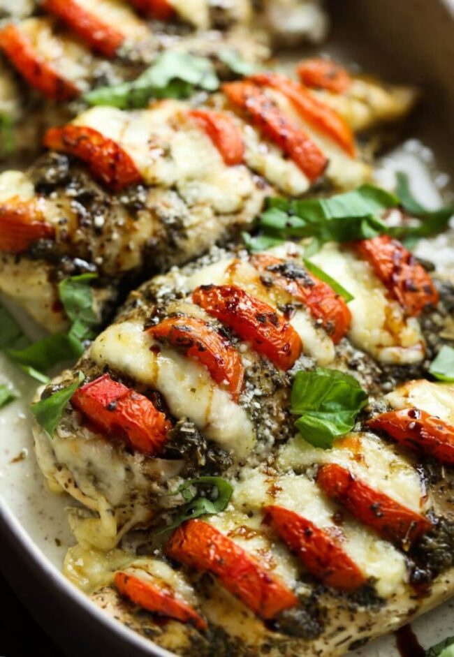 Caprese Stuffed Chicken