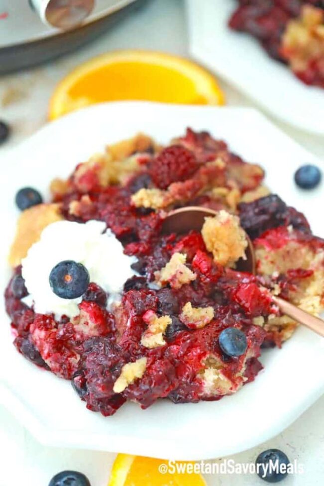 Instant Pot Blackberry Cobbler