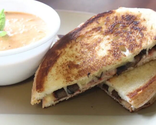 Lions Mane Grilled Cheese