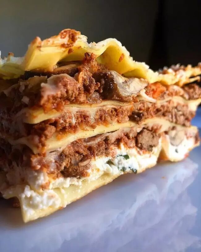 Bison Lasagna