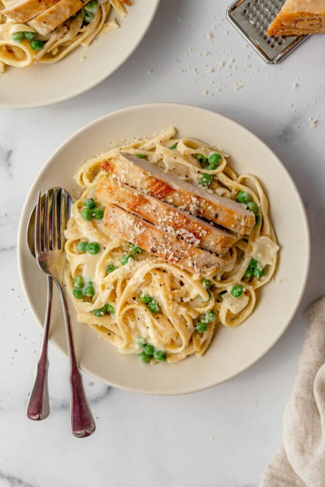 Turkey Alfredo Pasta