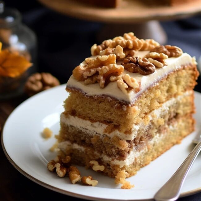Maple Walnut Cake