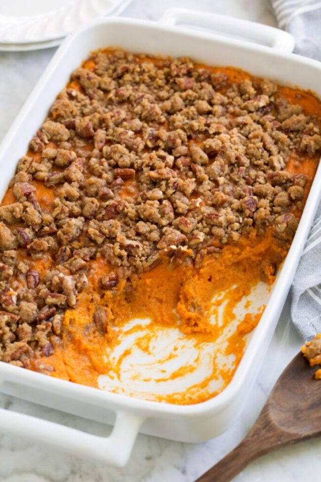 Pecan-Crusted Sweet Potatoes