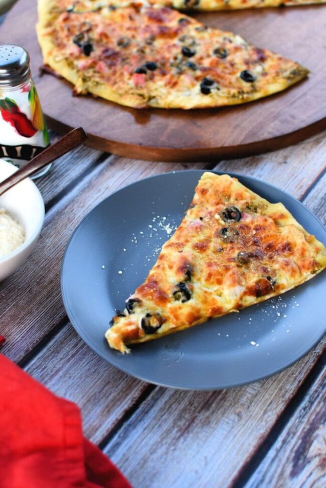 Ham and Pesto Flatbread