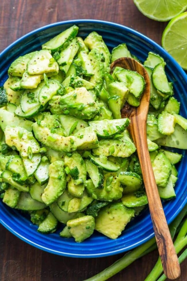 Avocado and Cucumber Salad