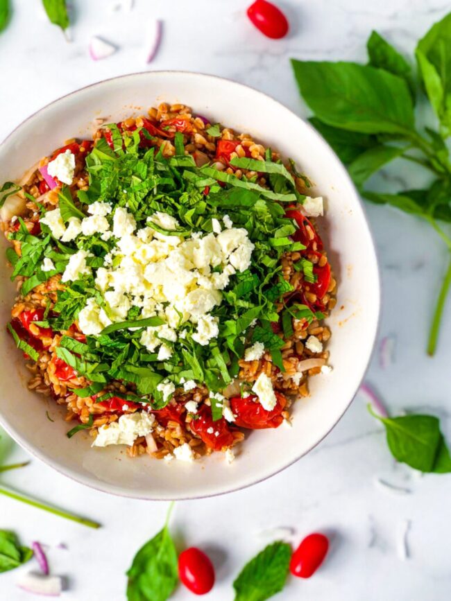 Tomato Basil Farro