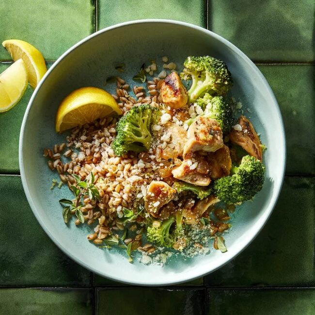 Lemon Parmesan Farro