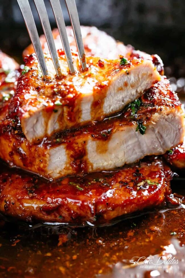 Honey Garlic Pork Chops