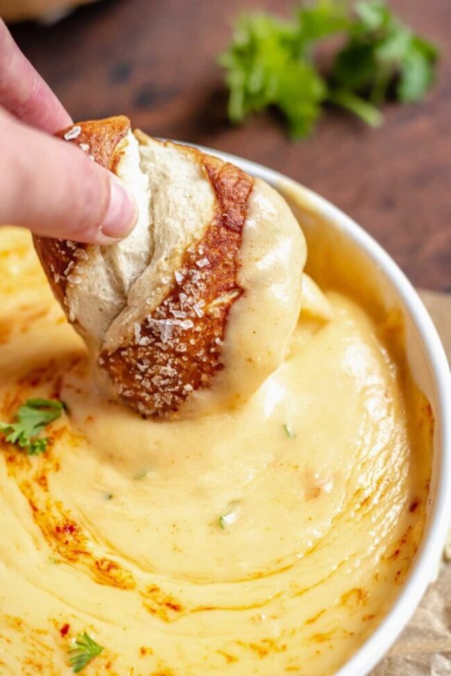 Pretzels and Cheese Dip
