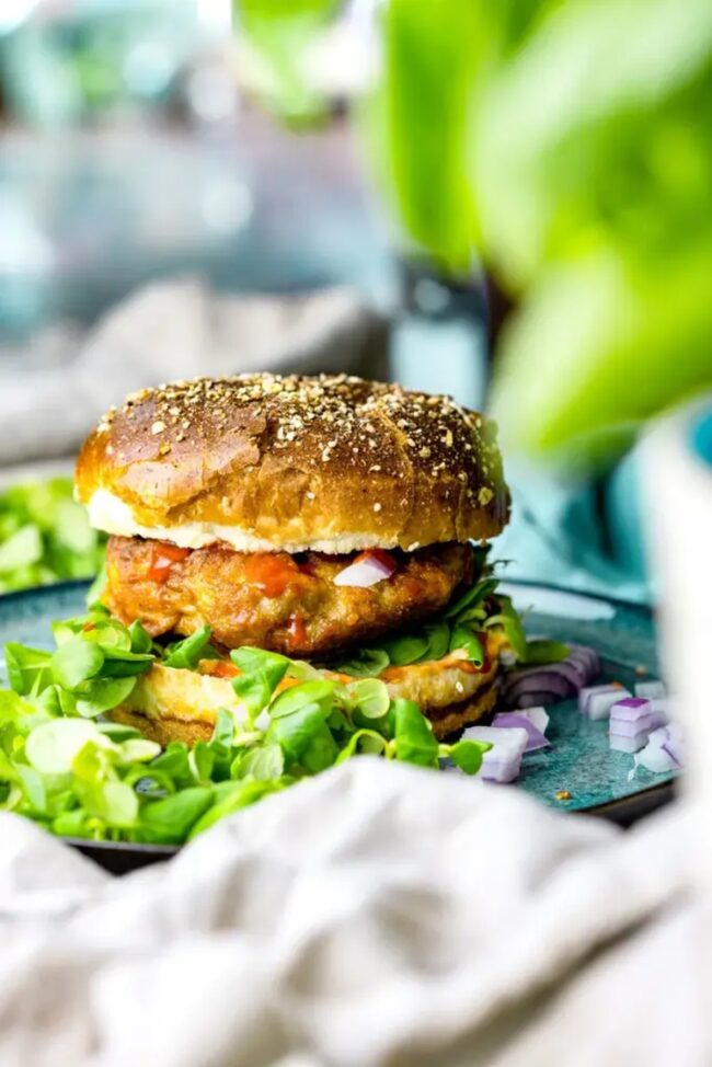 Lions Mane Mushroom Burger