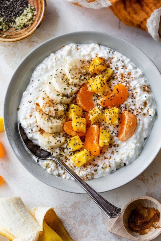 Cottage Cheese and Fruit Bowl