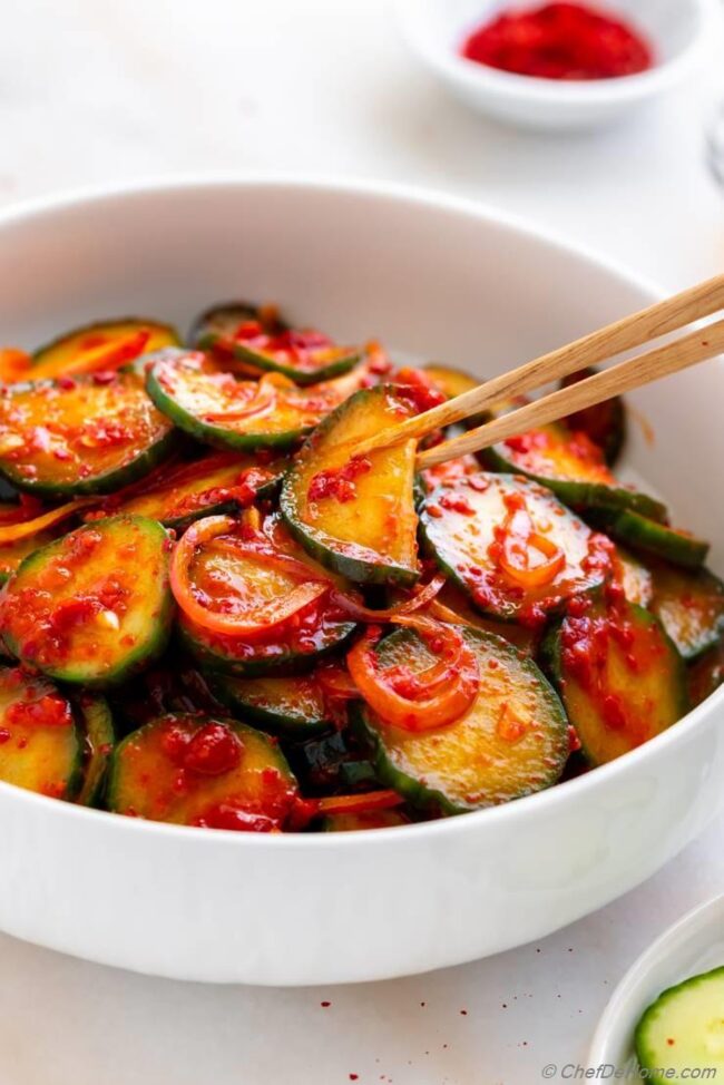 Spicy Cucumber Kimchi