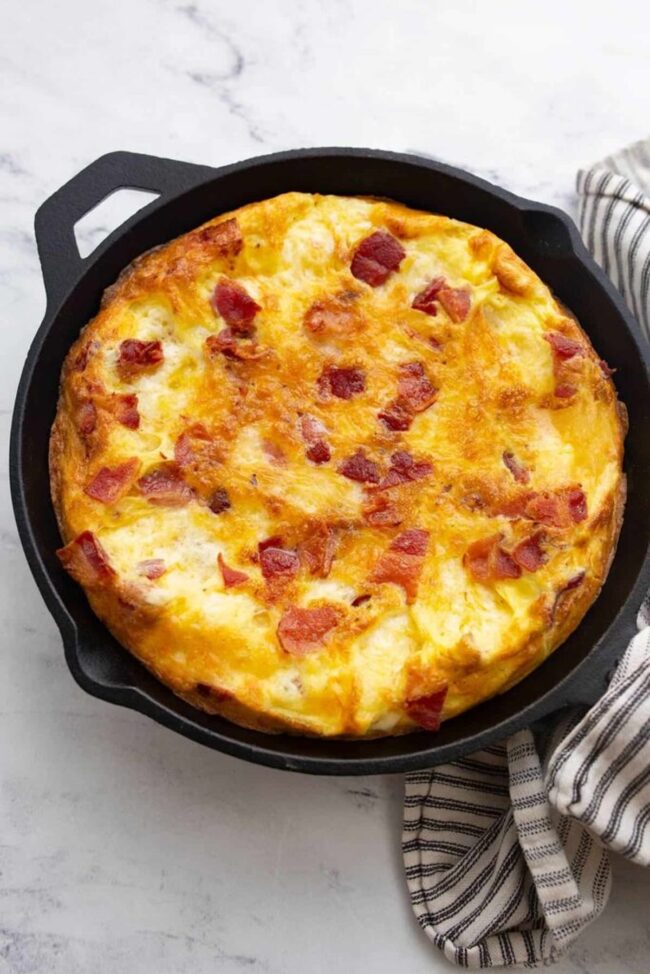 Bacon and Brie Frittata