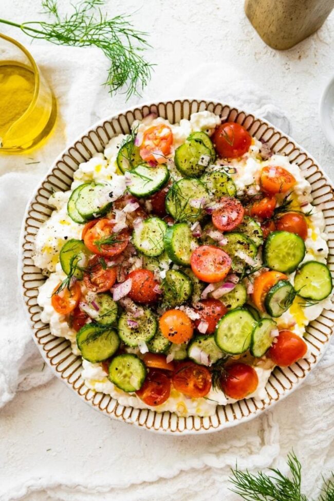 Carrot and Cottage Cheese Salad