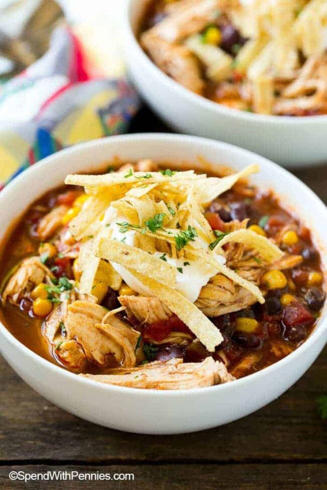 Chicken Enchilada Soup