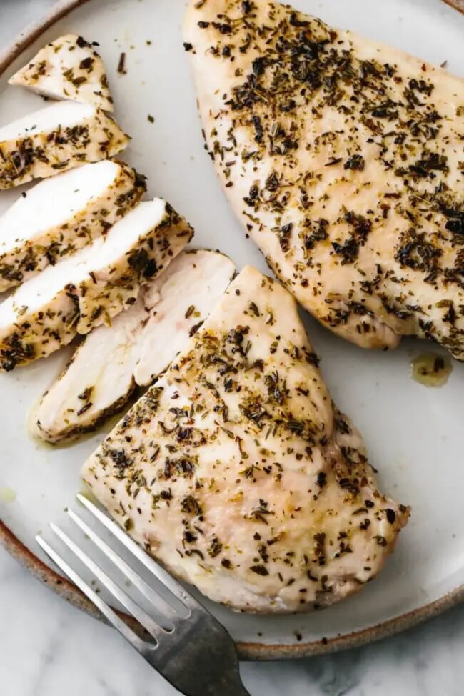 Baked Chicken Tenderloins with Herbs