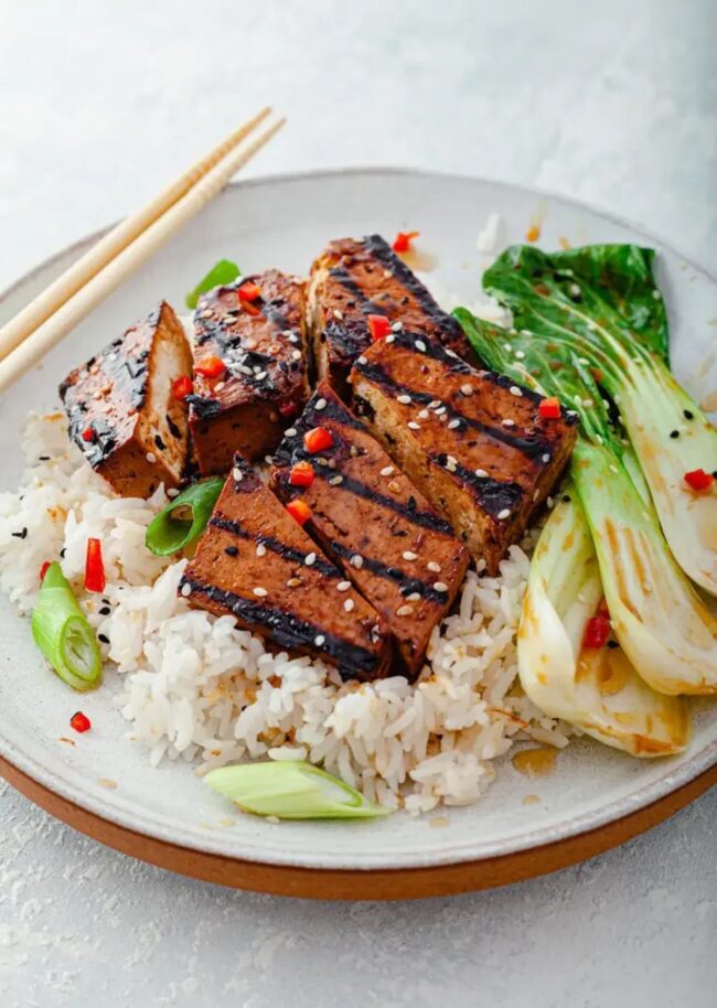 Teriyaki Glazed Tofu Steaks