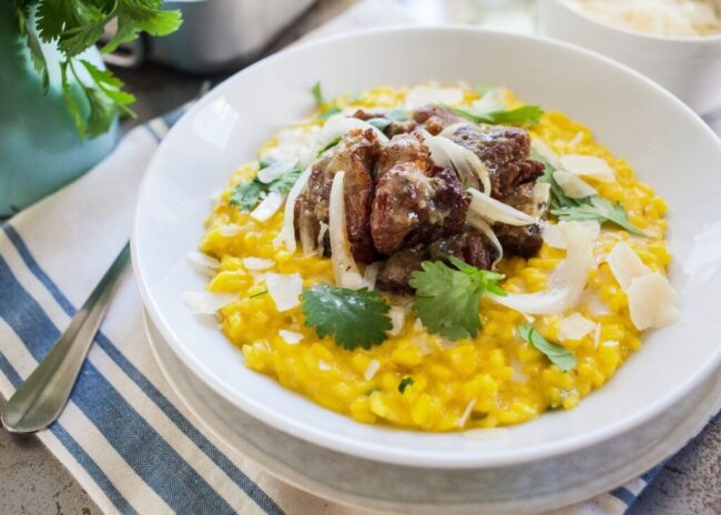 Coconut Milk Risotto