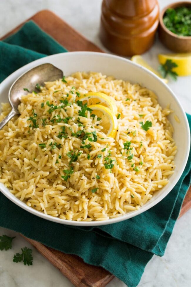 Lemon Herb Orzo