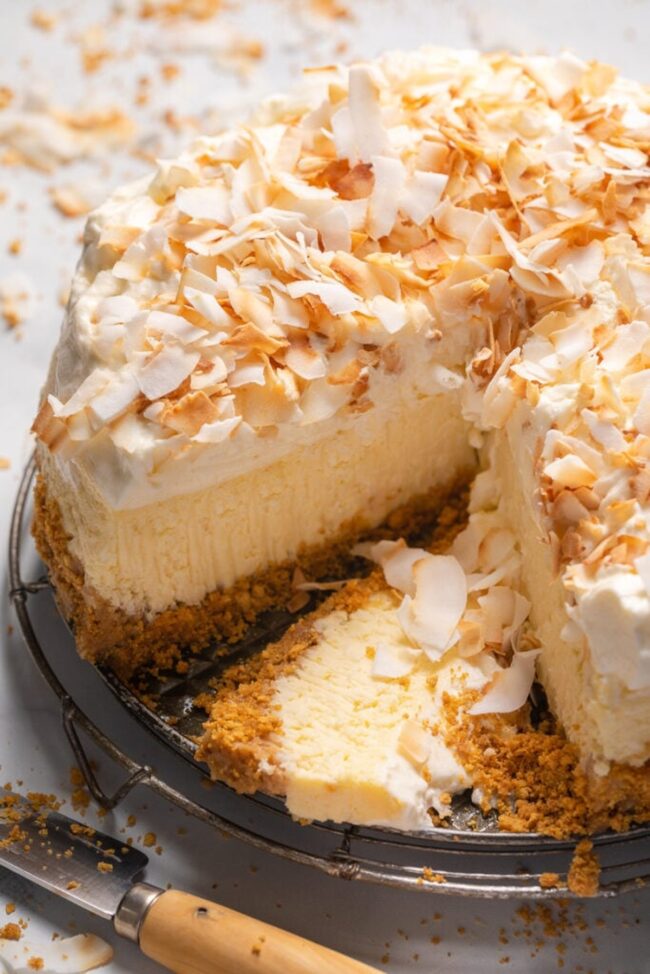 Coconut Milk Cheesecake