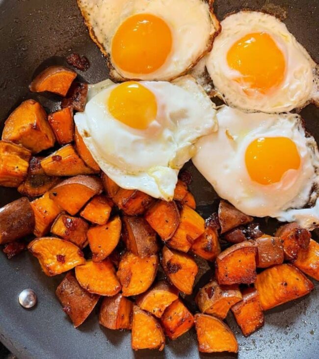Maple-Sweet Potato Hash