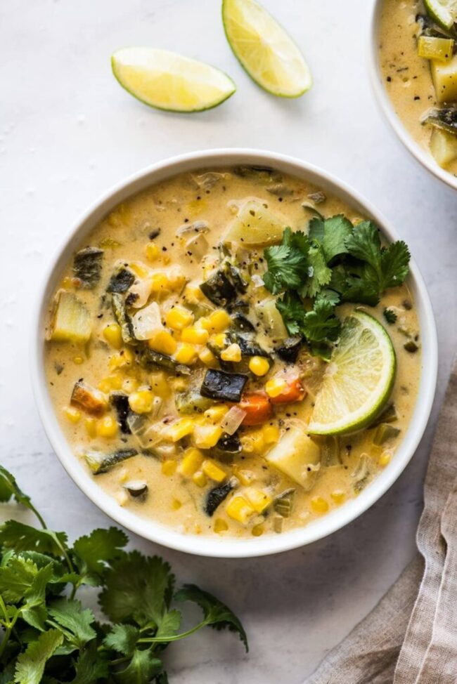 Poblano Corn Chowder