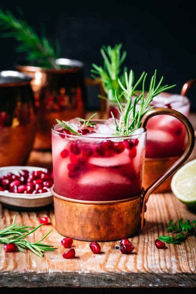 Pomegranate Moscow Mule