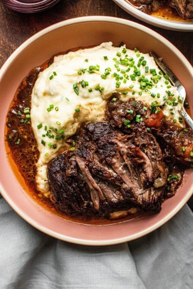 Red Wine Braised Chuck Roast