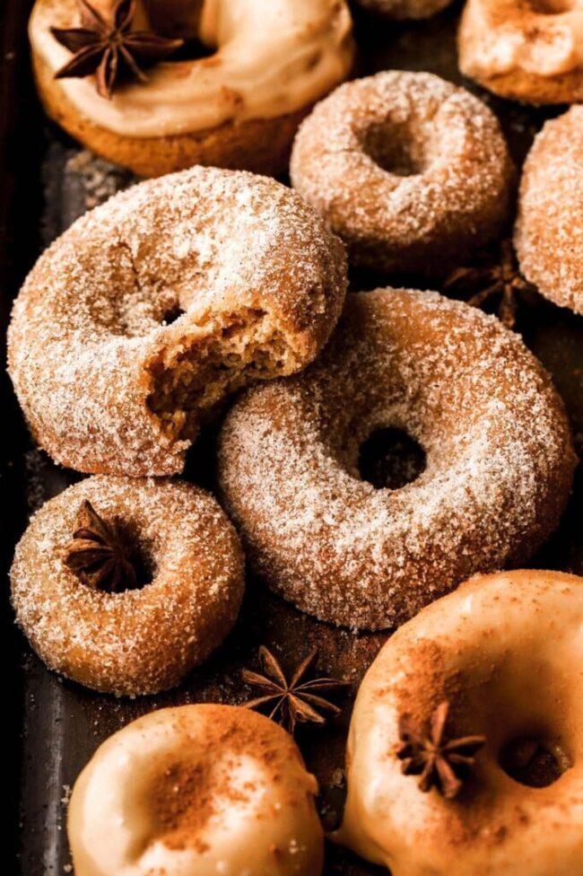 Spiced Apple Cider Donuts