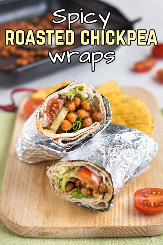 Spicy Chickpea Wrap