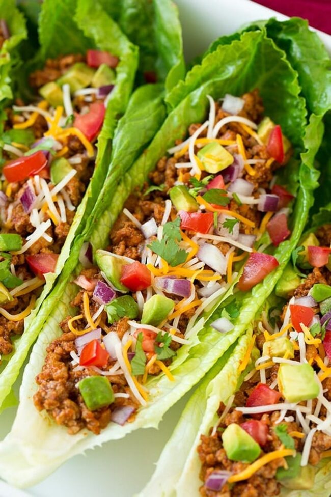Turkey Lettuce Tacos