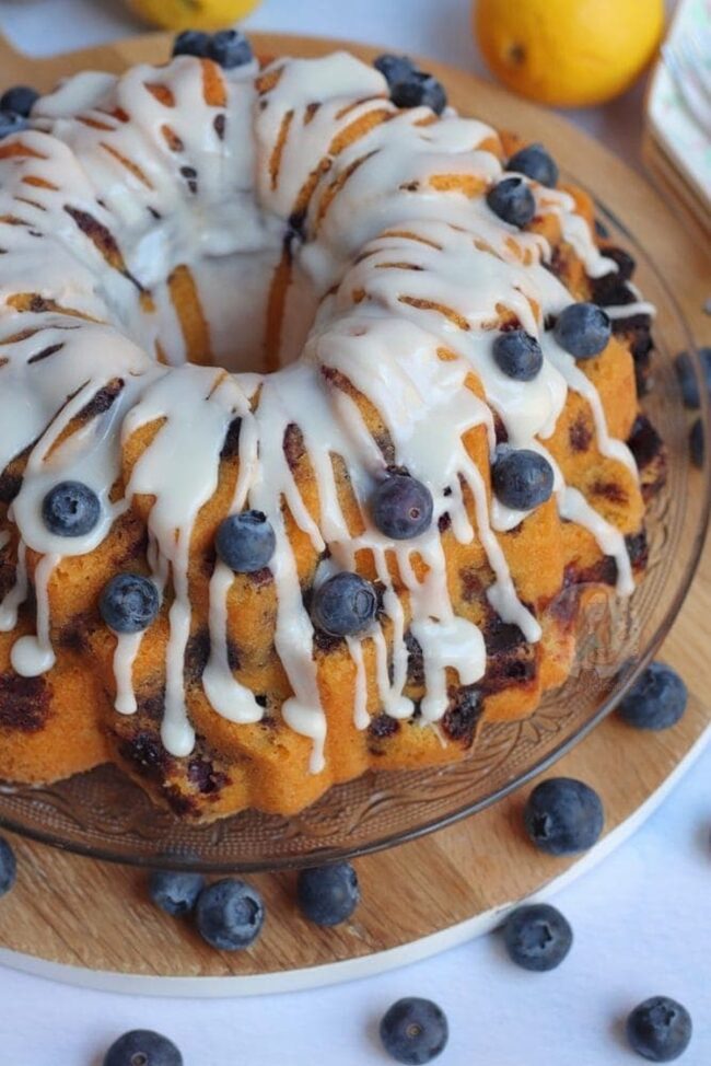 Blueberry Lemon Bundt Cake