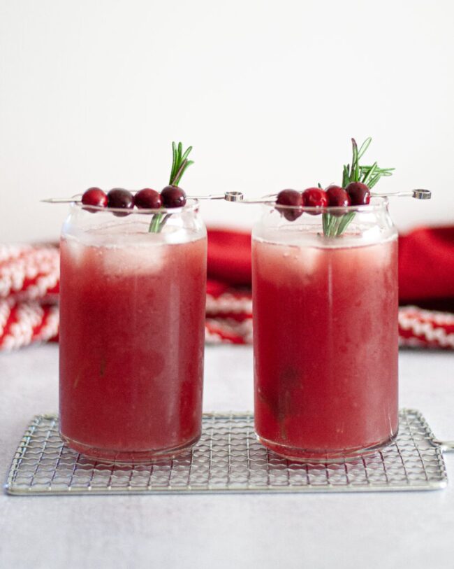 Cranberry Ginger Sparkler
