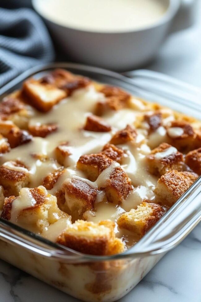 Key Ingredients for Grandma’s Bread Pudding with Vanilla Sauce
