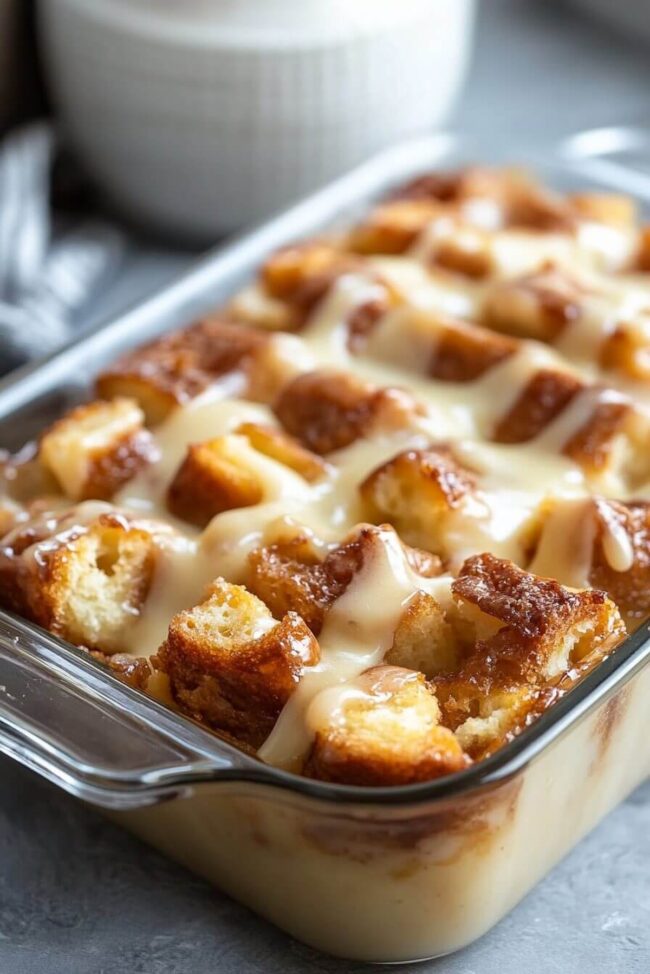 Grandma’s Bread Pudding with Vanilla Sauce: A Classic to Cherish
